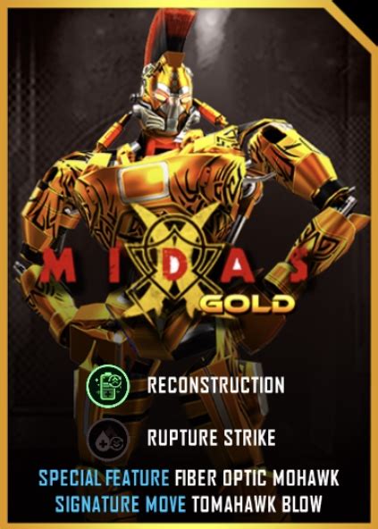 real steel midas gold